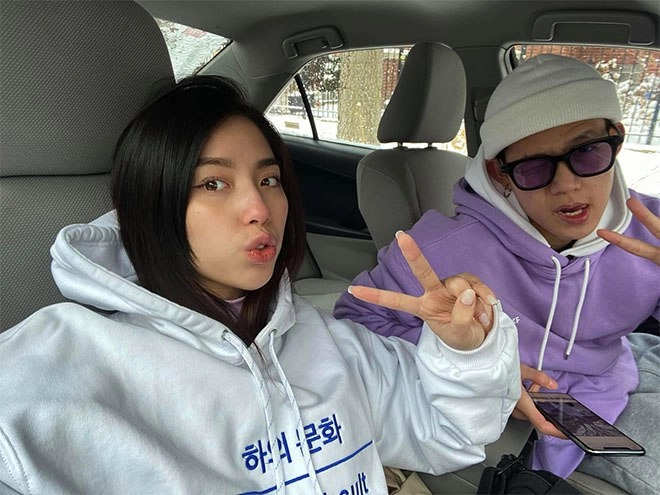 Cặp đôi em trai du học và chị đẹp mẫu việt nổi tiếng mxh con chào đời có 60000 fan - 9