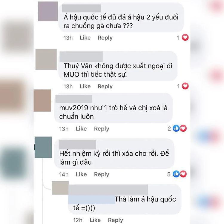 Cđm râm ran tin á hậu thuý vân cạch mặt miss universe vietnam thẳng tay xoá danh hiệu - 3