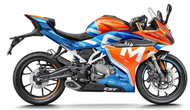 Cfmoto 300sr 2022 ra mắt màu tricolor lấy cảm hứng từ cuộc đua ở úc - 1