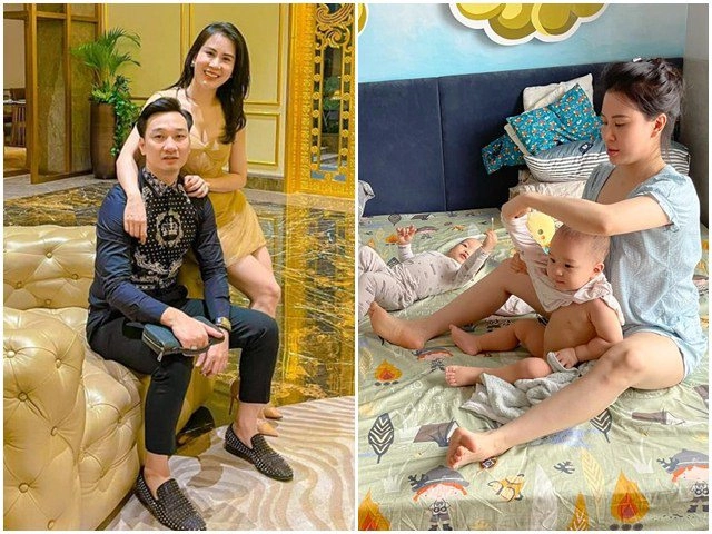 Chăm con trong penthouse 18 tỷ vợ tiếp viên hàng không mc thành trung nhớ ngày chưa chồng - 15