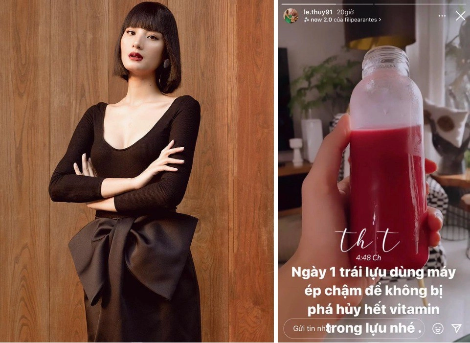 Chân dài vbiz trang điểm dày cộm mà da mộc vẫn mịn màng soi loạt nước uống mới hiểu - 9