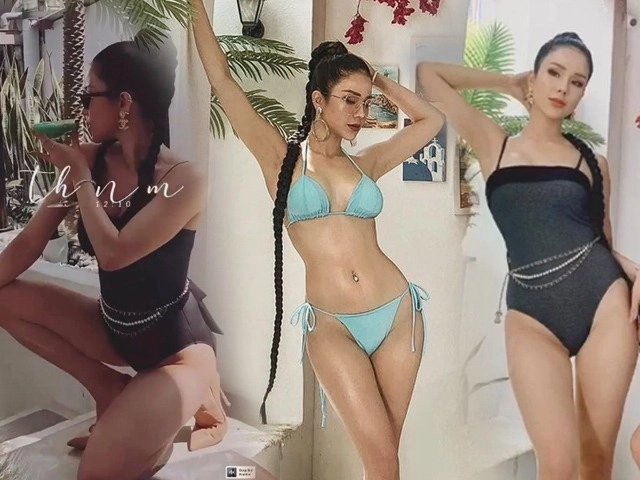 Chán diện kín bưng u40 lã thanh huyền nổi loạn với bikini khoe đường cong nuột nà - 21