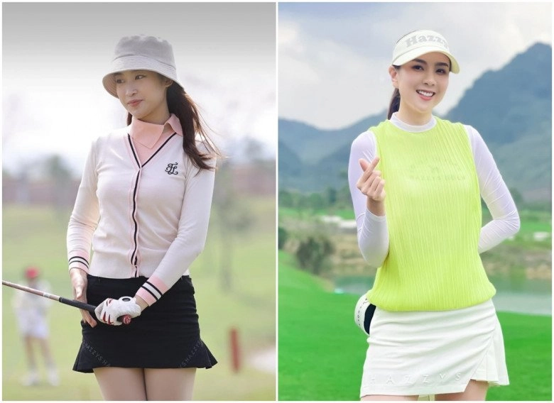 Chán sân golf 2 hoa hậu vtv chuyển sang tập môn đắt đỏ đảm bảo giảm mỡ bụng cấp tốc - 2