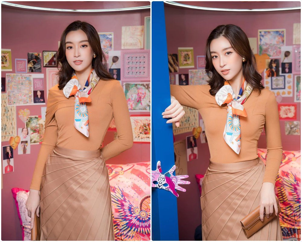 Chân váy công sở được dàn hoa hậu lăng xê diện lên giấu nhẹm khuyết điểm chân vòng kiềng - 4