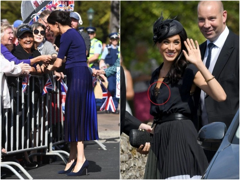 Chẳng còn lo phá vỡ quy tắc hoàng gia meghan markle mặc đầm hở ngực lên tạp chí táo bạo hơn chị dâu kate - 7