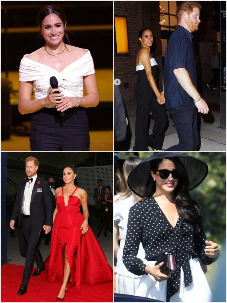 Chẳng còn lo phá vỡ quy tắc hoàng gia meghan markle mặc đầm hở ngực lên tạp chí táo bạo hơn chị dâu kate - 8