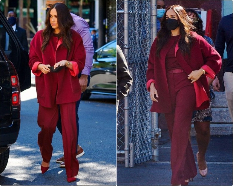 Chỉ 1 chiếc quần cắt ngắn và áo mỏng manh meghan markle tạo bão hơn cả chị dâu - 1
