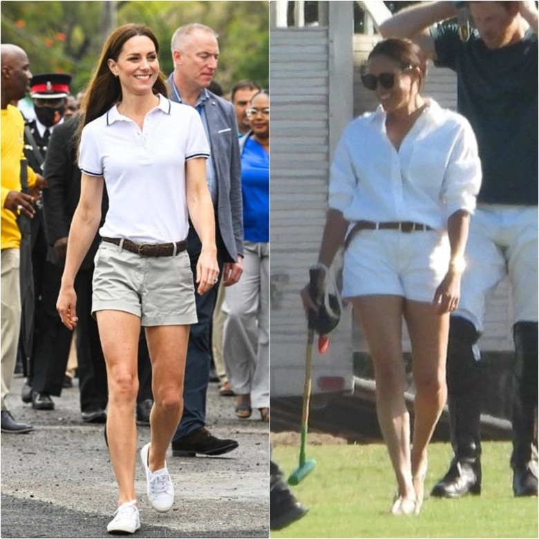 Chỉ 1 chiếc quần cắt ngắn và áo mỏng manh meghan markle tạo bão hơn cả chị dâu - 7