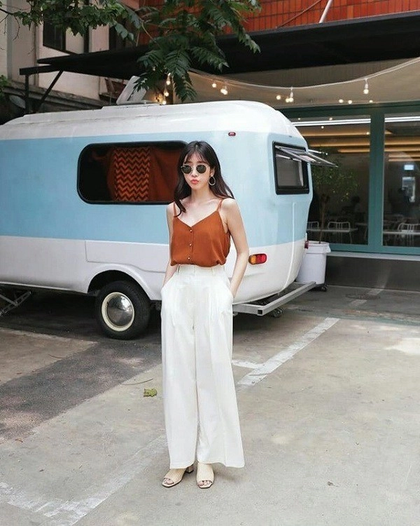 Chỉ với một chiếc quần ống rộng nàng có thể biến tấu được hàng chục bộ đồ đẹp long lanh - 9