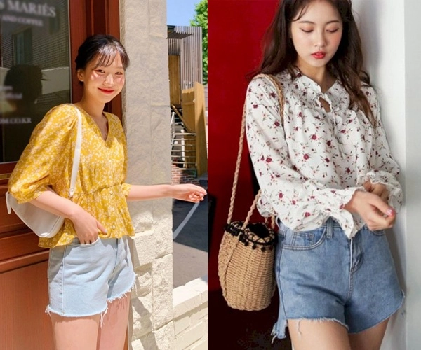 Chỉ với quần short jeans đơn giản các mỹ nhân việt - hàn vẫn mix được những outfit sang xịn - 12