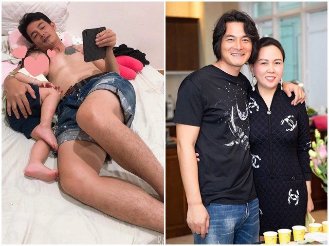 Chia tay nhưng quách ngọc ngoan đăng ảnh cởi trần bế con ở nhà phượng chanel - 9
