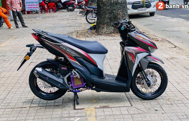 Chiếc vario độ vô cùng hầm hố khi giả trang thành honda click - 21