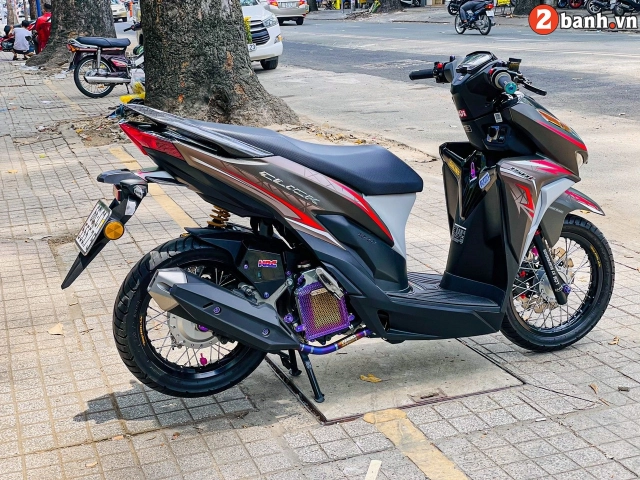 Chiếc vario độ vô cùng hầm hố khi giả trang thành honda click - 23