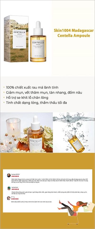 chiến dịch cứu da sau lễ cùng 5 loại serum giá từ 249000đ - 2