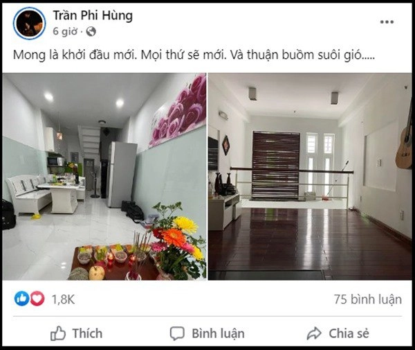 Chồng cũ của lâm khánh chi dọn ra ở riêng khoe khởi đầu mới trong căn nhà rộng rãi - 2