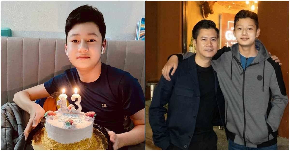 Chưa đầy năm con trai quang dũng jennifer phạm tăng gần 10cm chạm mốc 1m8 ở tuổi 14 - 3