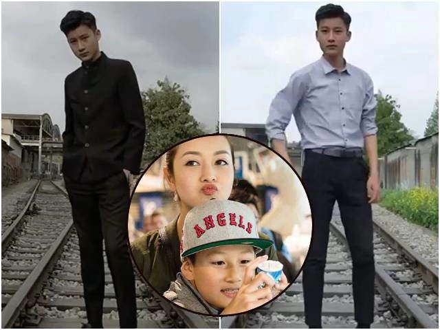 Chưa đầy năm con trai quang dũng jennifer phạm tăng gần 10cm chạm mốc 1m8 ở tuổi 14 - 9