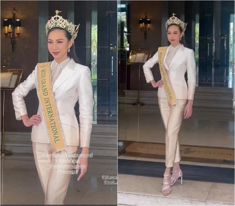 Chụp chính diện phong độ xuất sắc nhưng ở góc ngang thùy tiên bị nhận xét bụng tròn ủm - 7