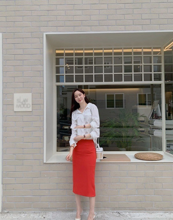 Có một outfit vừa che eo to lại tôn dáng cao ráo nàng công sở không diện thì quá phí - 1