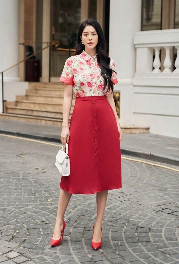 Có một outfit vừa che eo to lại tôn dáng cao ráo nàng công sở không diện thì quá phí - 7