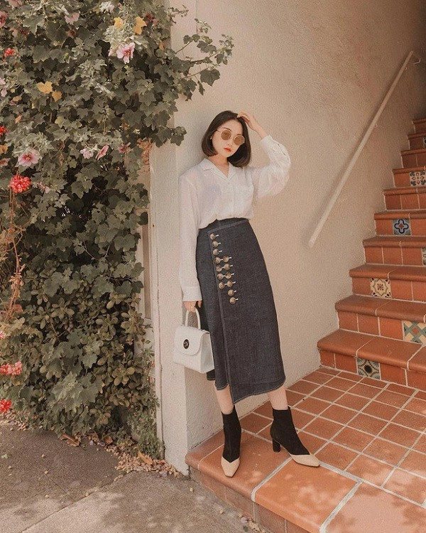 Có một outfit vừa che eo to lại tôn dáng cao ráo nàng công sở không diện thì quá phí - 8