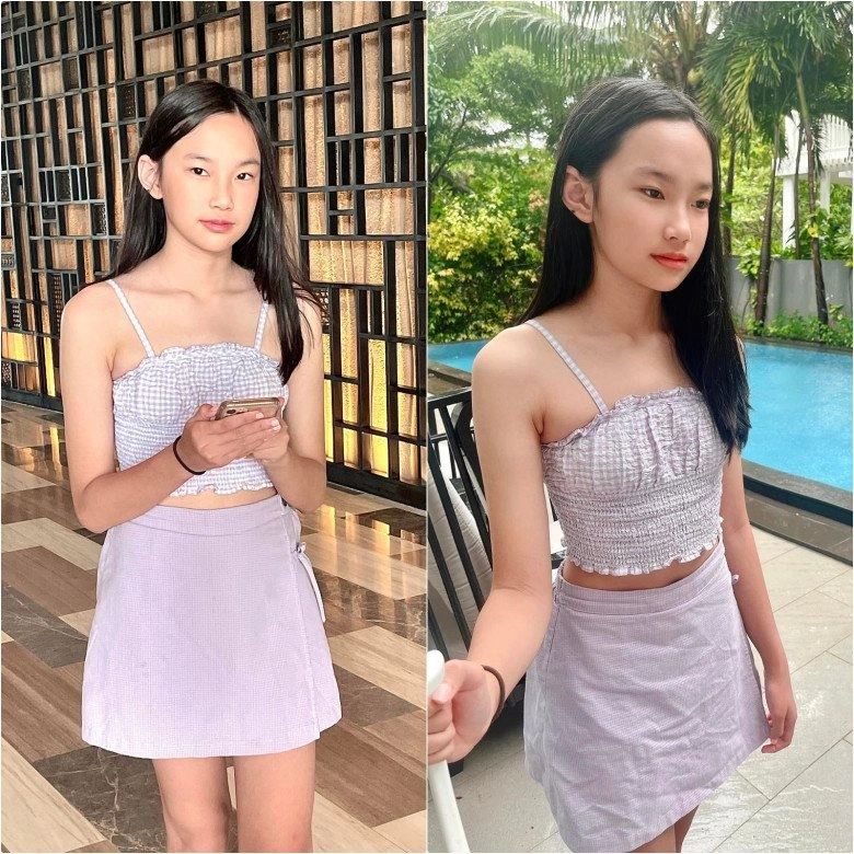 Có ông là tỷ phú cháu gái 14 tuổi về quê diện bình dân được khen hoa hậu tương lai - 2