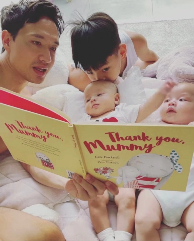 Có thêm con sinh đôi lisa leon kim lý vẫn ưu tiên đăng hình subeo bố dượng quốc dân là đây - 12