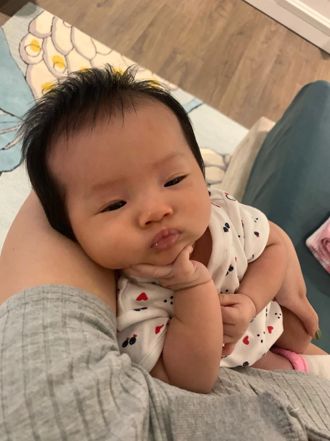 Con gái cường đôla- đàm thu trang càng lớn càng xinh như thiên thần đẹp nhất ở đôi mắt - 7