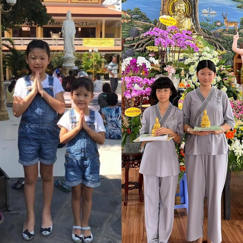 Con gái lớn của bình minh mới hơn 12 tuổi đã cao tới mang tai bố giống mẹ khoản thể thao giữ dáng - 4