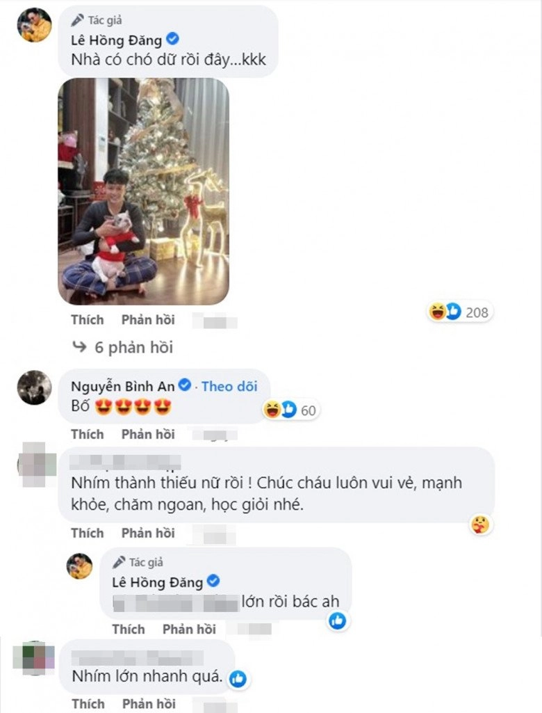 Con gái lớn hồng đăng 11 tuổi trổ giò cao hơn mẹ má lúm đồng tiền giống hệt bố - 3