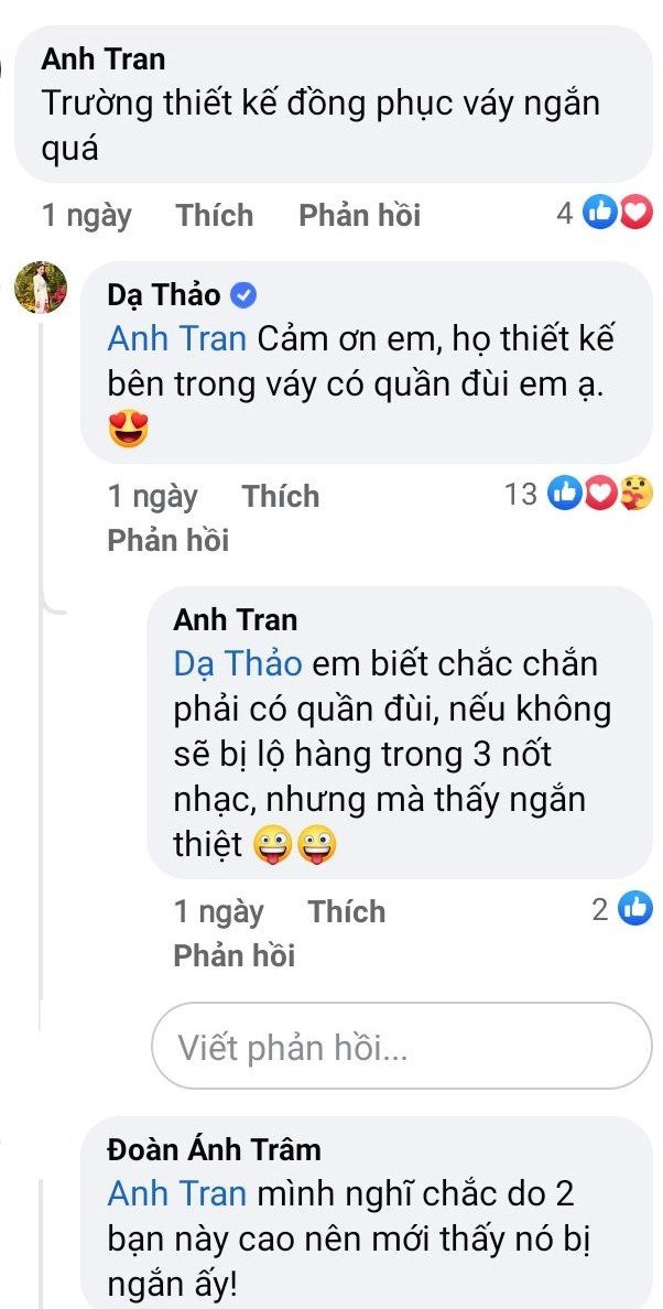 Con gái lớp 9bị soi mặc váy đồng phục ngắn ngang bắp đùi vợ quyền linh lên tiếng tránh hiểu lầm - 5