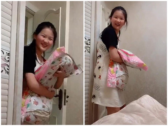 Con gái ngủ một mình giường 2m nhưng sáng nào cũng kêu chật bố mẹ xem camera thì hoảng hốt - 5