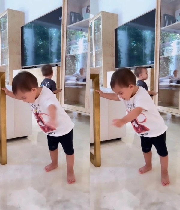 Con gái sang tận thụy điển chăm vườn cho ông bà nội hồ ngọc hà kim lý thi nhau khen hết lời - 11