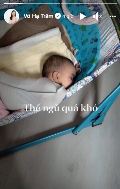 Con hồ ngọc hà bảo thy võ hạ trâm tư thế ngủ bá đạo nhìn đáng yêu nhưng mẹ cần nhanh tay chỉnh lại - 10