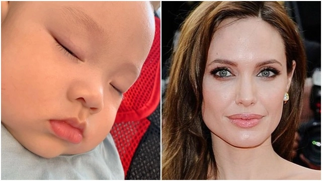 Con phan đinh tùng chào đời làm bệnh viện náo loạn giờ 6 tháng bố khen đẹp như angelina jolie - 8