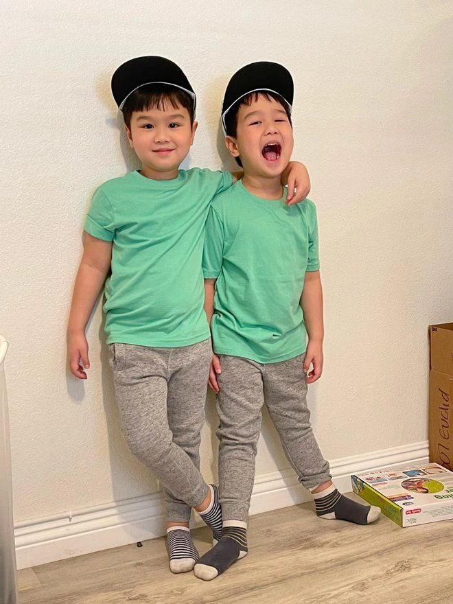 Con sinh đôi được mời đóng quảng cáo vợ chồng baggio từ chối vì con không phải máy kiếm tiền - 7