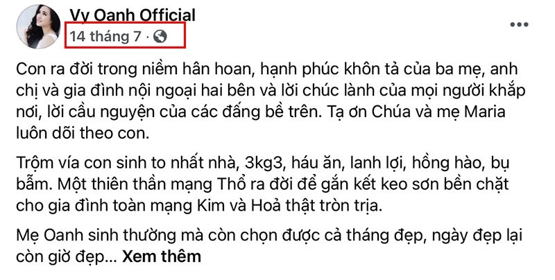 Con thứ 3 của vy oanh 2 tháng to như 6 tháng càng lớn càng giống một nam đại gia - 2