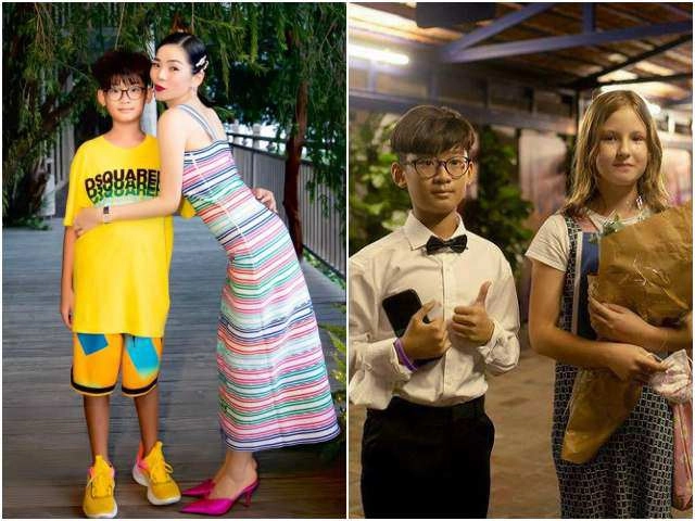 Con trai lê quyên gây chú ý với diện mạo khác lạ để tóc xoăn dài - 13