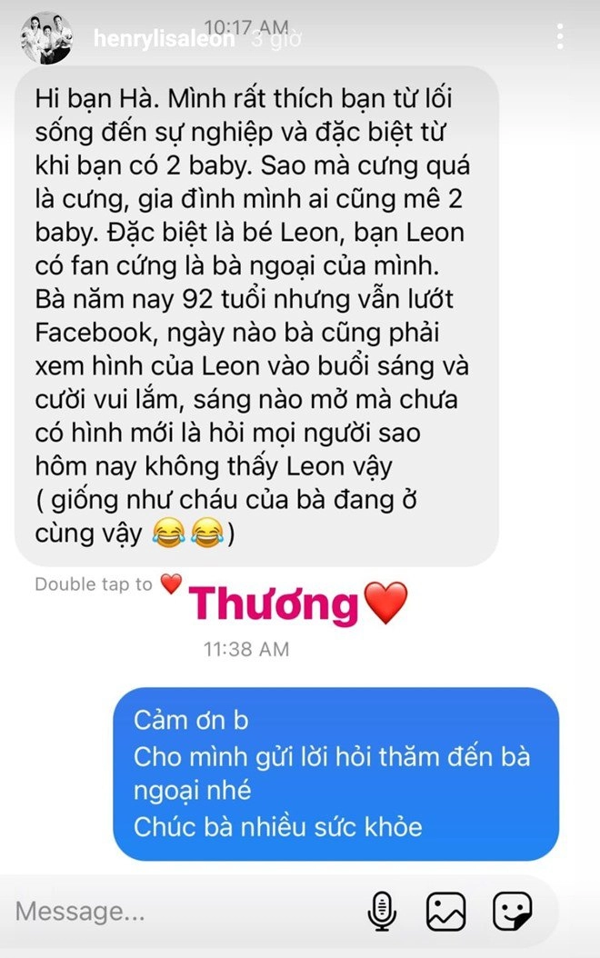 Con trai leonbị chê xấu hồ ngọc hà bình luận cực dài để đáp trả nói cả subeo vào cuộc - 7