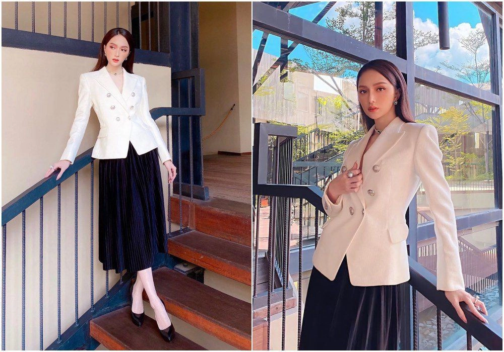 Công nương kate đẹp quý tộc với blazer và chân váyhoá ra mỹ nhân việt đã lăng xê từ lâu - 7