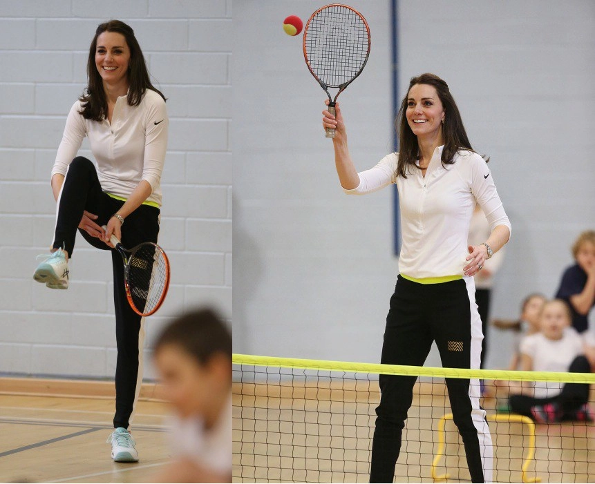 Công nương kate hiếm hoi hở bạo đi chơi tennis liệu có bị coi là phạm luật hoàng gia - 6