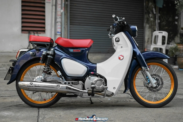 Cub c125 độ dàn chân đẹp bá cháy khiến bao người trầm trồ - 14