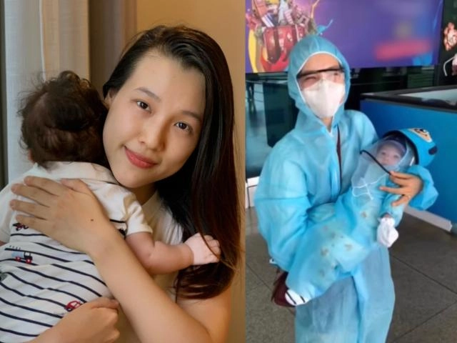 Cuộc sống mẹ con hằng bingboong ở pháp chồng cưng chiều bà nội cực quý cháu - 19