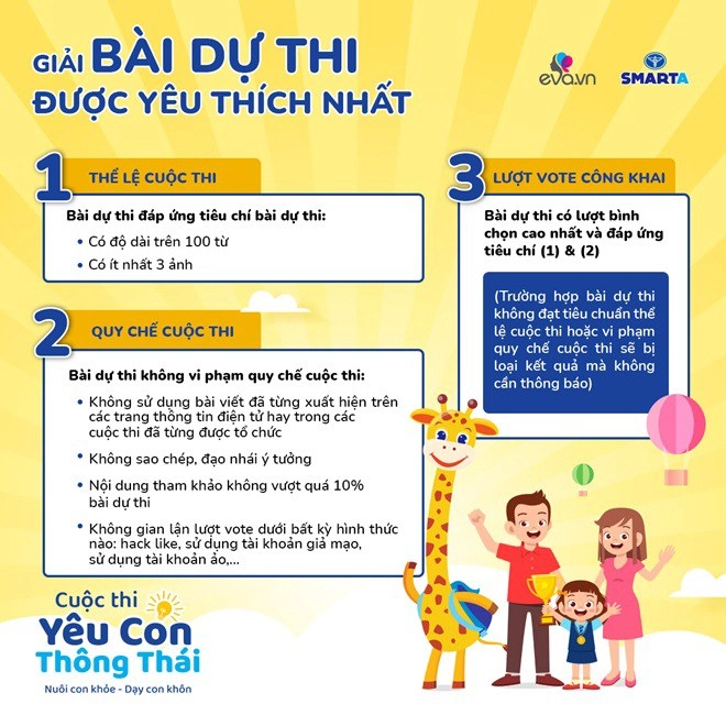 Cuộc thi yêu con thông thái tiêu chí chấm giải và thay đổi thời gian công bố kết quả - 1