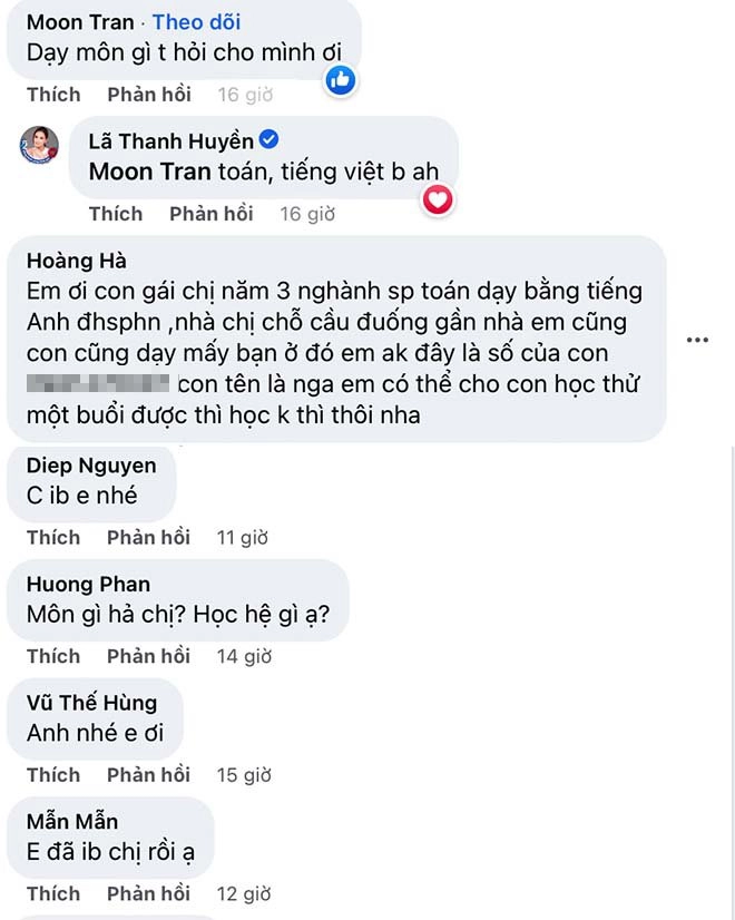 Đại gia kim cương lã thanh huyền tuyển gia sư cho con chưa công khai lương đã ùn ùn người đăng ký - 3