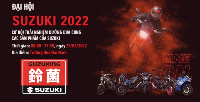 Đại hội suzuki 2022 phấn khích tốc độ cùng suzuki tại trường đua đại nam - 1