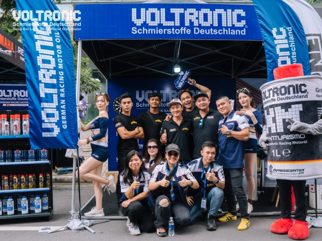 Dàn siêu phẩm chăm sóc xế cưng của hãng voltronic có mặt tại sport bike festival - 5