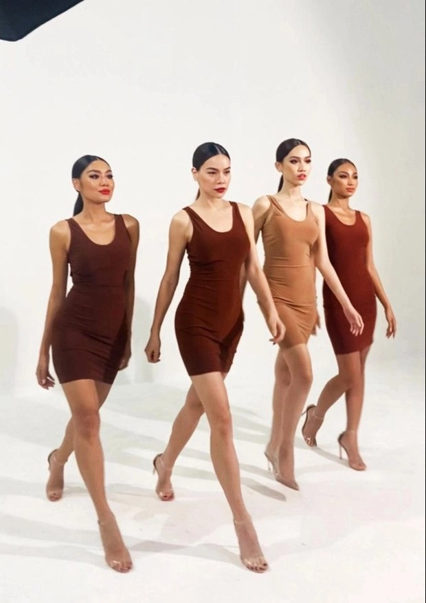Đẳng cấp thời trang củahà hồchặt đẹp dàn mỹ nữ hoa hậu hoàn vũ đến kim lý cũng phải trầm trồ - 1