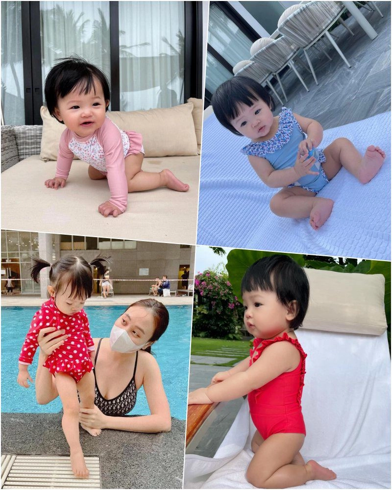 Đâu chỉ hot mom mặc bikini mới hút like hãy nhìn hội nhóc tì tròn trĩnh nhà sao việt - 3