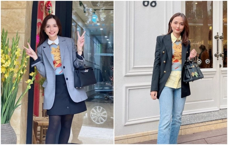 Đầu tư hàng hiệu mạnh tay chị gái công chúa béo quỳnh anhăn diện sang xịn ăn đứt cô em - 8